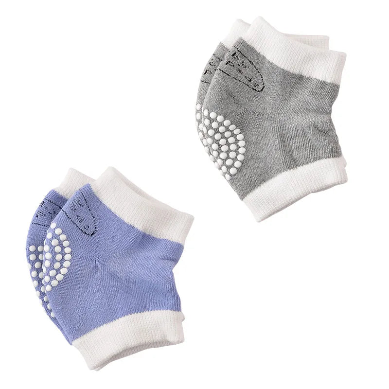 Baby Crawling Knee Pads Breathable, Toddler Walking Anti-Fall, Infant 0-3 Years Old, Pure Cotton Anti-Collision Elbow Pads, Non-