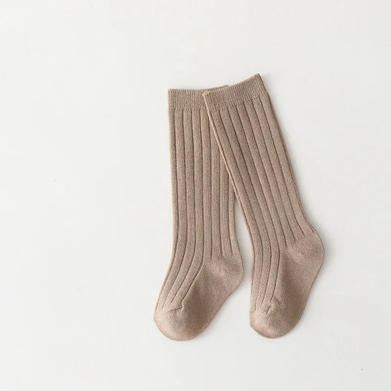 0-7Y Children Socks Stripped Girls Knee High Socks Spanish Toddlers Long Tube Socks Kids Boys School Sock Infant Baby Socken