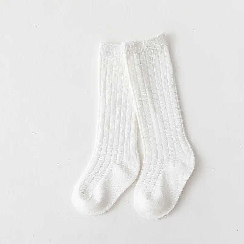 0-7Y Children Socks Stripped Girls Knee High Socks Spanish Toddlers Long Tube Socks Kids Boys School Sock Infant Baby Socken