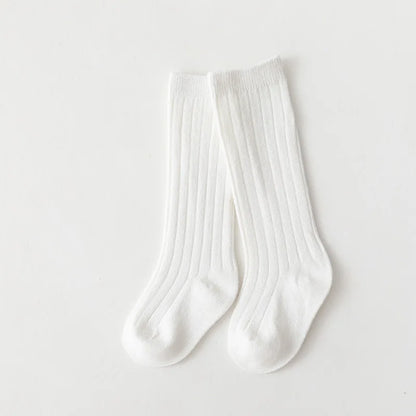 0-7Y Children Socks Stripped Girls Knee High Socks Spanish Toddlers Long Tube Socks Kids Boys School Sock Infant Baby Socken