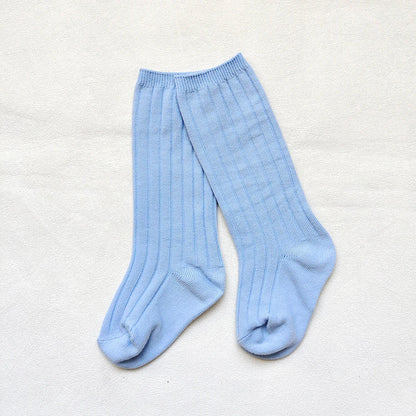 0-7Y Children Socks Stripped Girls Knee High Socks Spanish Toddlers Long Tube Socks Kids Boys School Sock Infant Baby Socken