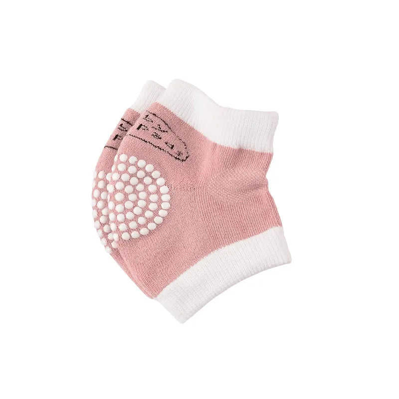 Baby Crawling Knee Pads Breathable, Toddler Walking Anti-Fall, Infant 0-3 Years Old, Pure Cotton Anti-Collision Elbow Pads, Non-