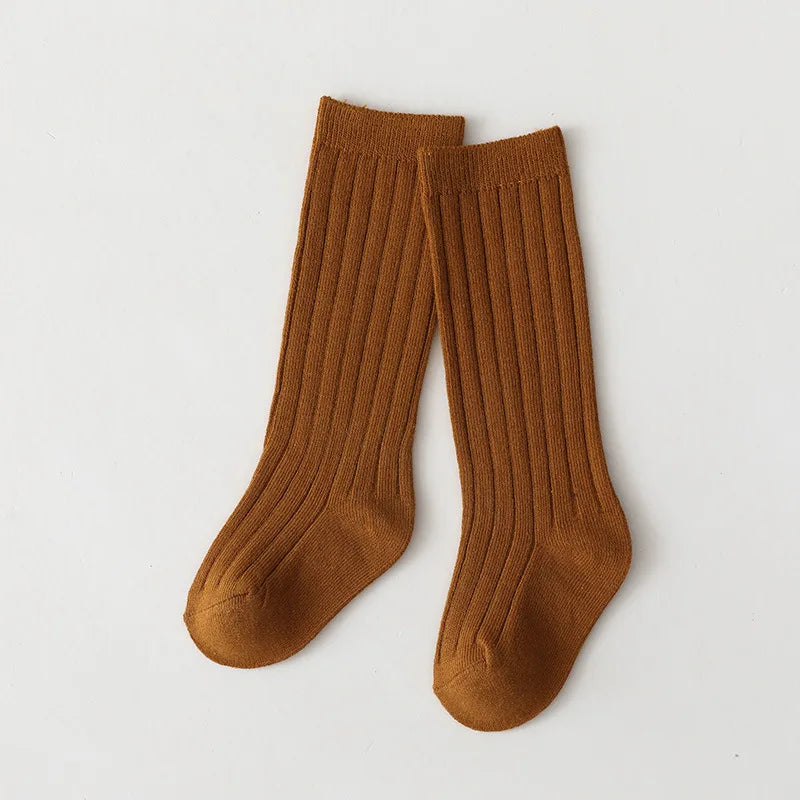 0-7Y Children Socks Stripped Girls Knee High Socks Spanish Toddlers Long Tube Socks Kids Boys School Sock Infant Baby Socken
