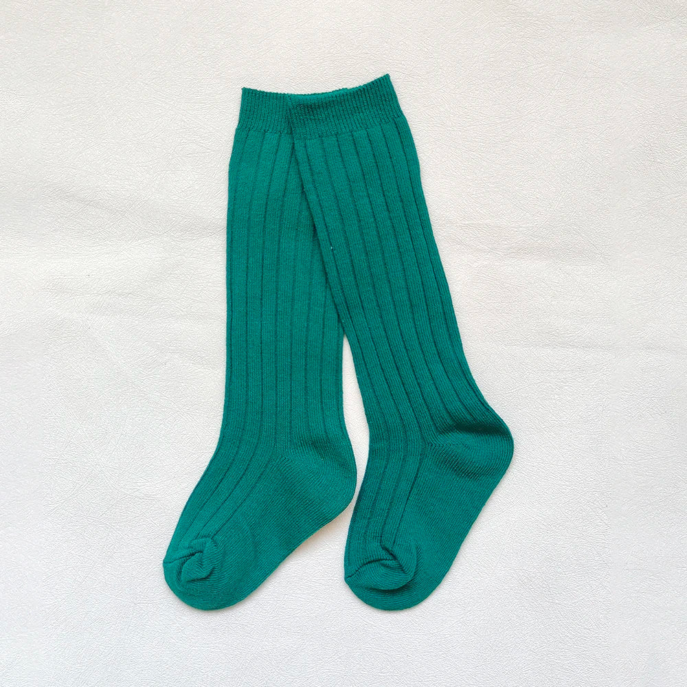 0-7Y Children Socks Stripped Girls Knee High Socks Spanish Toddlers Long Tube Socks Kids Boys School Sock Infant Baby Socken