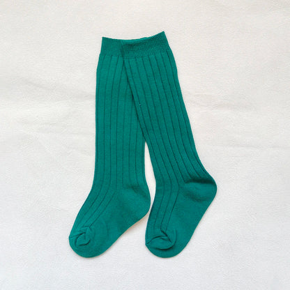 0-7Y Children Socks Stripped Girls Knee High Socks Spanish Toddlers Long Tube Socks Kids Boys School Sock Infant Baby Socken